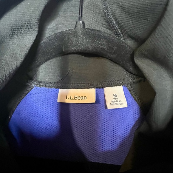 L.L. Bean Black and Gray Jacket with Purple Accents - Picture 6 of 12